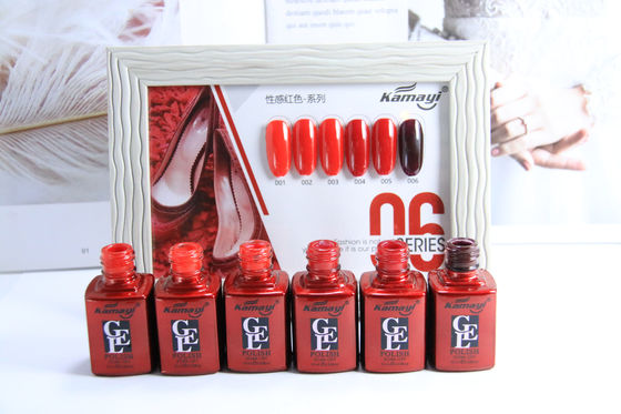 Gel-Nagel Kit Set der Fabrik-direkter Versorgungs-Nagellack-Gel-rote Farbeuv/led