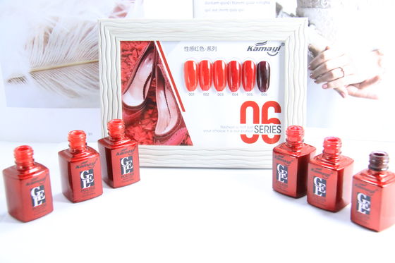 Gel-Nagel Kit Set der Fabrik-direkter Versorgungs-Nagellack-Gel-rote Farbeuv/led