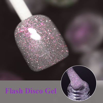 Geführtes Disco-Gel-polnisches UVfunkeln Diamond Nail Foil Gel