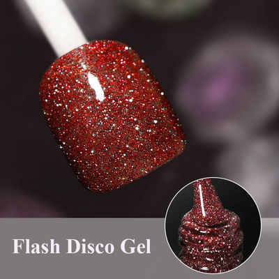 Geführtes Disco-Gel-polnisches UVfunkeln Diamond Nail Foil Gel