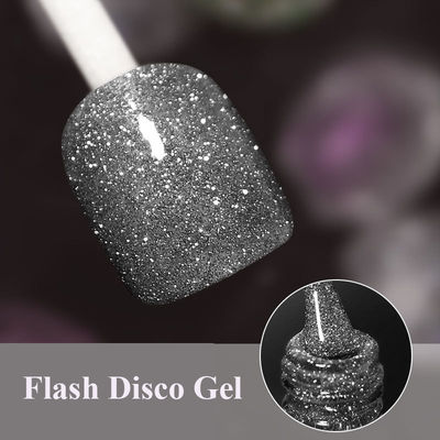UVled Gel-Polnisches des organischen geruchlosen Disco-Gel-polnischen reflektierenden Nachtdiamant-